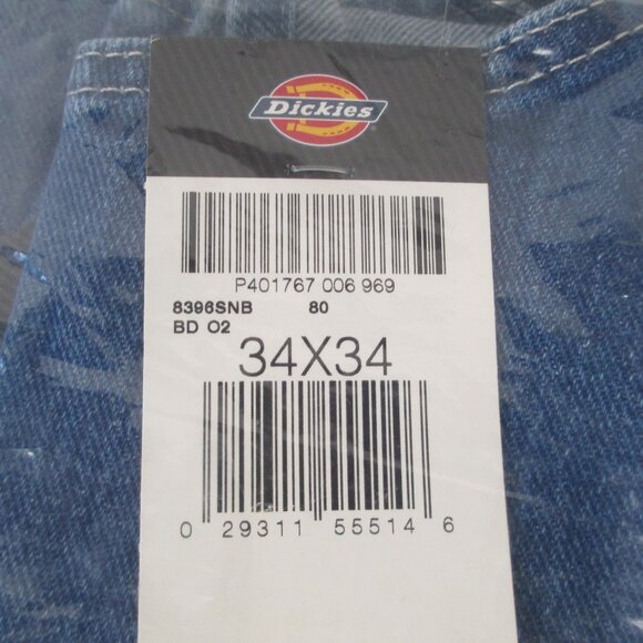 NWT DICKIES DENIM OVERALLS + MINIONS HAT! - Picture 9 of 16